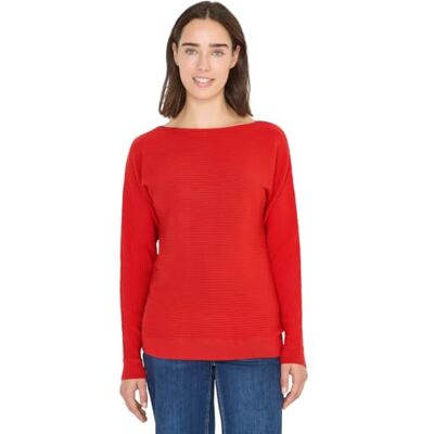 Cecil Cosy Strukturmix Dolman Pumkin orange L Cecil Cosy Strukturmix Dolman Pumkin orange L
