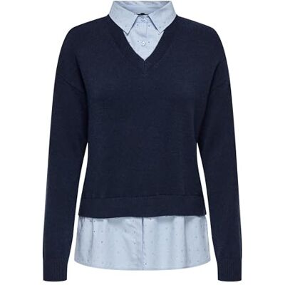 ONLY Onldagmar Ls Collar Mix KNT ONLY Onldagmar Ls Collar Mix KNT