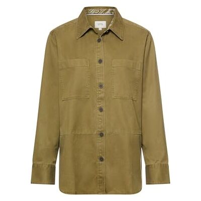 camel active Damen Bluse mit Knopfleiste Oliv, Womenswear-M camel active Damen Bluse mit Knopfleiste Oliv, Womenswear-M