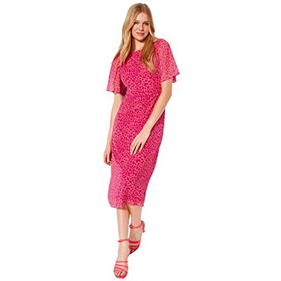 TRENDYOL Damen Women Midi A-line Regular fit Woven Dress Damen Midi A-Linie Regular Fit Webkleid, Fuchsia, TRENDYOL Damen Women Midi A-line Regular fit Woven Dress Damen Midi A-Linie Regular Fit Webkleid, Fuchsia,