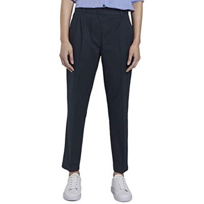 TOM TAILOR mine to five Damen Easy Chino Hose, 10668-Sky Captain Blue, 38 TOM TAILOR mine to five Damen Easy Chino Hose, 10668-Sky Captain Blue, 38