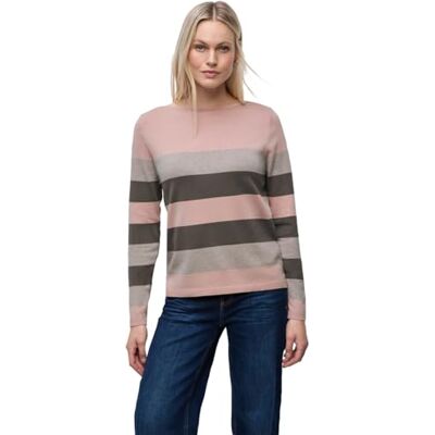 Street One Gestreifter Pullover Faded Rose Mel. 36 Street One Gestreifter Pullover Faded Rose Mel. 36