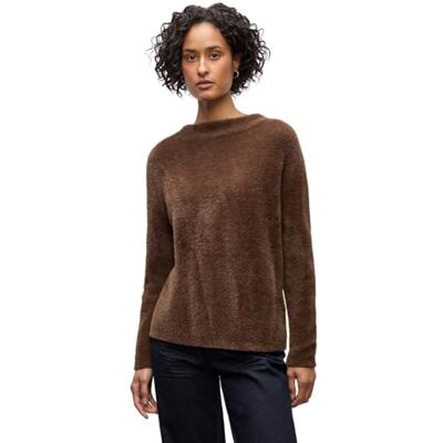 Street One Federgarn Pullover Hazelnut Brown 46 Street One Federgarn Pullover Hazelnut Brown 46