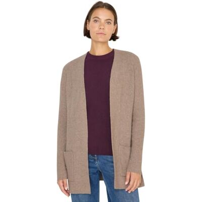 Cecil Offener Struktur-Cardigan Toffee Cream Melange S Cecil Offener Struktur-Cardigan Toffee Cream Melange S