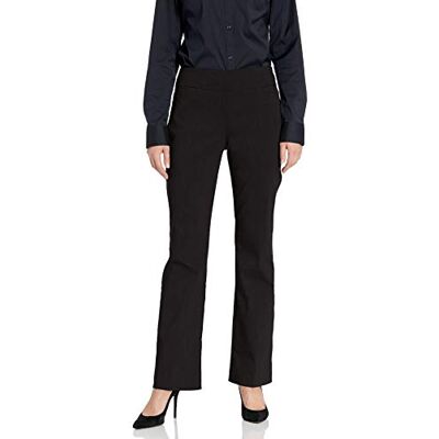 Briggs New York Damen Super Stretch Millennium Barely Boot Schlupfhose Hose, Schwarz, 46 Briggs New York Damen Super Stretch Millennium Barely Boot Schlupfhose Hose, Schwarz, 46