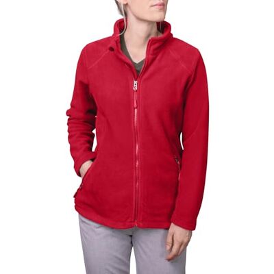 HRM Women´s Full- Zip Fleece Jacket, Rot, XS, 1202 HRM Women´s Full- Zip Fleece Jacket, Rot, XS, 1202