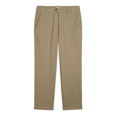 Marc O' Polo Denim Damen Chinohose mit Stretch-Anteil Relaxed Fit, Grün (Dusky Green), L Marc O' Polo Denim Damen Chinohose mit Stretch-Anteil Relaxed Fit, Grün (Dusky Green), L