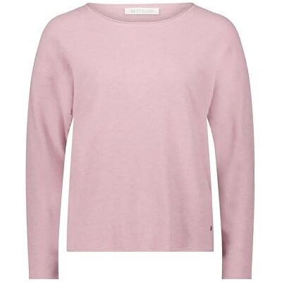 Betty & Co Damen Strickpullover mit Rundhalsausschnitt 36, Rose Melange Betty & Co Damen Strickpullover mit Rundhalsausschnitt 36, Rose Melange
