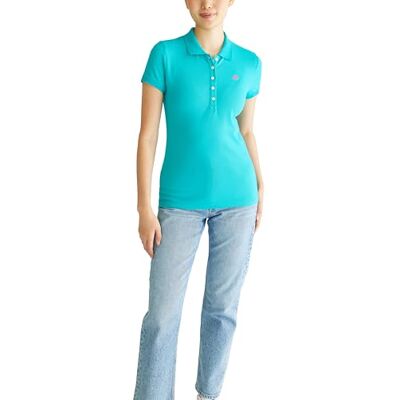 AEROPOSTALE Aero Solid A87 Poloshirt für Damen, Klein AEROPOSTALE Aero Solid A87 Poloshirt für Damen, Klein