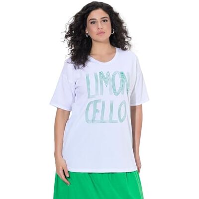 Ulla Popken Damen große Größen Übergrößen Plus Size T-Shirt, Limoncello, Oversized, V-Ausschnitt, Halbarm schneeweiß 58+ 847899201-58+ Ulla Popken Damen große Größen Übergrößen Plus Size T-Shirt, Limoncello, Oversized, V-Ausschnitt, Halbarm schneeweiß 58+ 847899201-58+