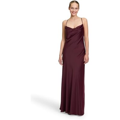 Vera Mont Damen Abendkleid mit Wasserfallausschnitt 40, Wild Ruby Vera Mont Damen Abendkleid mit Wasserfallausschnitt 40, Wild Ruby