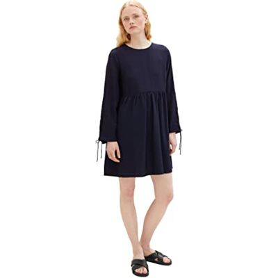 TOM TAILOR Denim Damen Mini-Kleid mit Schnürung TOM TAILOR Denim Damen Mini-Kleid mit Schnürung