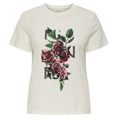 ONLY Onlkita Reg S/S Flowers Top Box JRS ONLY Onlkita Reg S/S Flowers Top Box JRS
