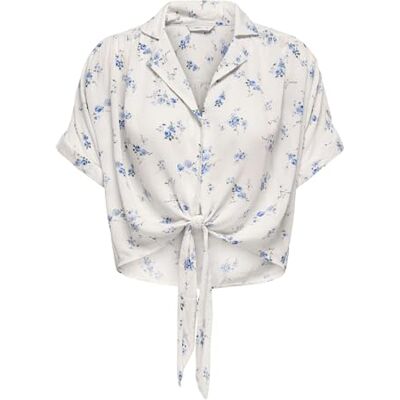 ONLY Onlpaula Life S/S Tie Shirt WVN Noos ONLY Onlpaula Life S/S Tie Shirt WVN Noos