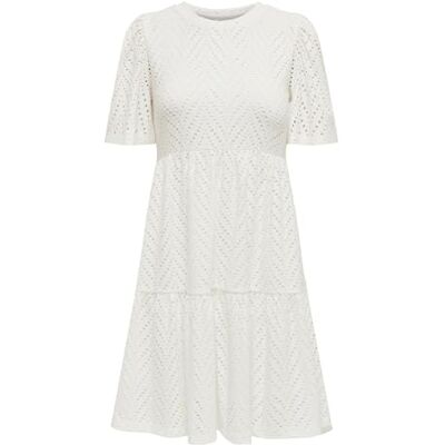 JDY Damen carla Cathinka S/S Dress JRS Noos Kleid, Cloud Dancer, XS EU JDY Damen carla Cathinka S/S Dress JRS Noos Kleid, Cloud Dancer, XS EU