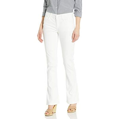 Democracy Damen Ab Solution Itty Bitty Boot Jeans, Optic White, 40 Democracy Damen Ab Solution Itty Bitty Boot Jeans, Optic White, 40