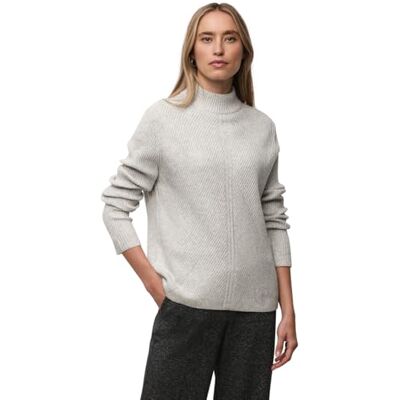 Street One Softer Strukturpullover Pelican Grey Mel. 46 Street One Softer Strukturpullover Pelican Grey Mel. 46