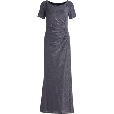 Vera Mont Damen Abendkleid im Glitzer-Look 46, Dunkelblau/Grau Vera Mont Damen Abendkleid im Glitzer-Look 46, Dunkelblau/Grau