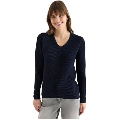 Cecil Strukturpullover universal Blue M Cecil Strukturpullover universal Blue M