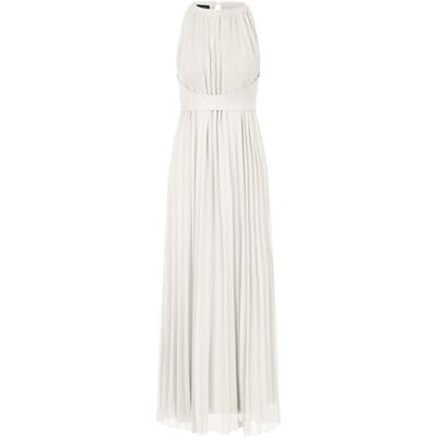Apart Damen Plissee-Chiffon-Maxikleid, Elegantes Kleid mit hohem Ausschnitt, ärmellose Abendgarderobe, fließendes formelles Outfit, stilvolles Kleid für besondere Anlässe Apart Damen Plissee-Chiffon-Maxikleid, Elegantes Kleid mit hohem Ausschnitt, ärmellose Abendgarderobe, fließendes formelles Outfit, stilvolles Kleid für besondere Anlässe