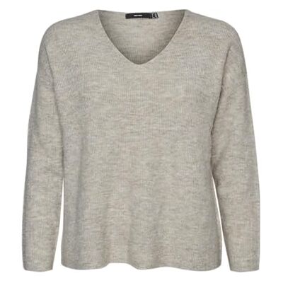 VERO MODA Curve Vmccrewlefile Ls V-Neck Blouse Cur Plus Size VERO MODA Curve Vmccrewlefile Ls V-Neck Blouse Cur Plus Size