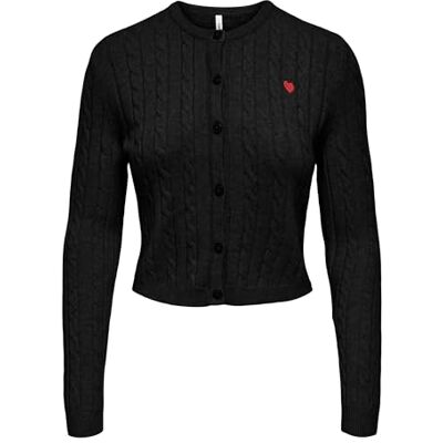 ONLY Onlkatia Ls Cable Button Cardigan Cc KNT ONLY Onlkatia Ls Cable Button Cardigan Cc KNT