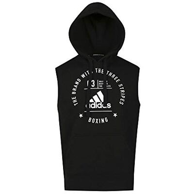 Adidas Erwachsene Hoodie Community Line, schwarz/weiß, XS, ADICL05B-90100-XS Adidas Erwachsene Hoodie Community Line, schwarz/weiß, XS, ADICL05B-90100-XS