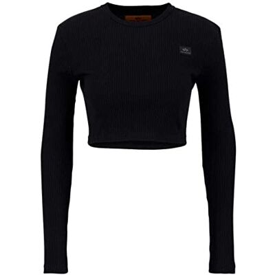 Alpha X-Fit Rib LS C wmn Longsleeve für Damen Black Alpha X-Fit Rib LS C wmn Longsleeve für Damen Black