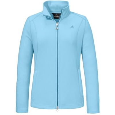 Schöffel Damen Fleece Jacket Leona3, leichte und wärmende Fleecejacke, schnell trocknende Outdoorjacke aus Tecnopile Material, tidal wave, 38 Schöffel Damen Fleece Jacket Leona3, leichte und wärmende Fleecejacke, schnell trocknende Outdoorjacke aus Tecnopile Material, tidal wave, 38