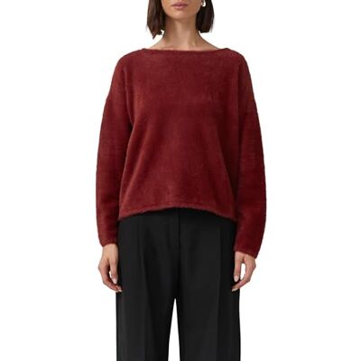 S. Oliver Flauschiger Relaxed-Fit-Pullover mit U-Boot-Ausschnitt S. Oliver Flauschiger Relaxed-Fit-Pullover mit U-Boot-Ausschnitt