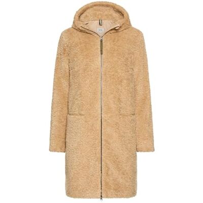 camel active Damen Teddyfell Mantel lang mit Frontzipper & Kapuze Cashmere, womenswear-34 camel active Damen Teddyfell Mantel lang mit Frontzipper & Kapuze Cashmere, womenswear-34