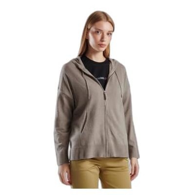 United Damen Koreanisches Trikot M/L 1035D5006 Strickjacke, braun, L United Damen Koreanisches Trikot M/L 1035D5006 Strickjacke, braun, L