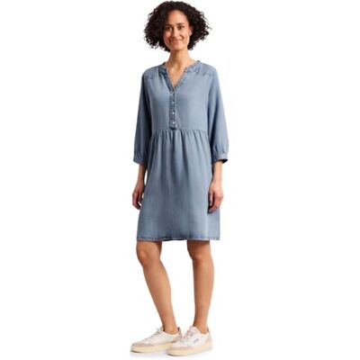 Street One Denim-Look Tunika-Kleid Light Blue Soft wash 46 Street One Denim-Look Tunika-Kleid Light Blue Soft wash 46