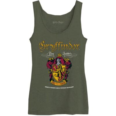 Harry Potter Damen wohapomtk015 Tanktop, kaki, X-Large Harry Potter Damen wohapomtk015 Tanktop, kaki, X-Large