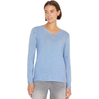 Cecil V-Neck Pullover Mountain Heather Melange S Cecil V-Neck Pullover Mountain Heather Melange S