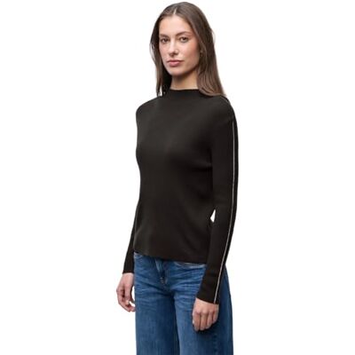 Street One Pullover in Rippstruktur Darkest Brown 46 Street One Pullover in Rippstruktur Darkest Brown 46