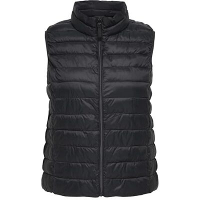 ONLY Carmakoma Damen Cartahia Lw Quilted Waistcoat OTW, Black, S ONLY Carmakoma Damen Cartahia Lw Quilted Waistcoat OTW, Black, S