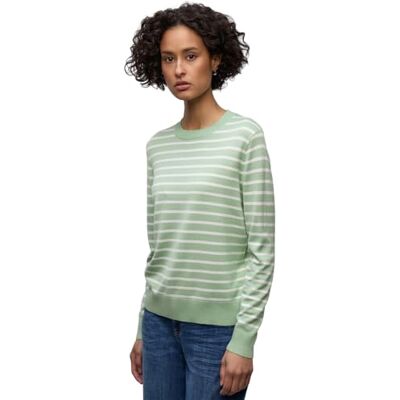 Street One Gestreifter Pullover Pale Mint Green 46 Street One Gestreifter Pullover Pale Mint Green 46