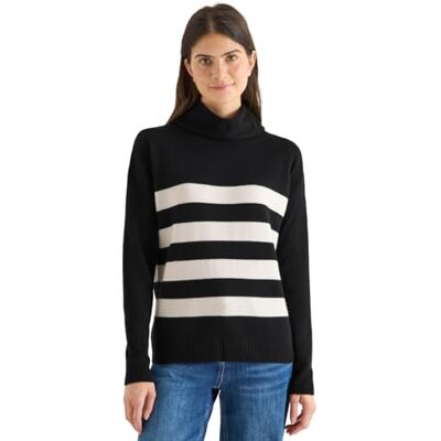 Cecil Softer Rollkragenpullover Black L Cecil Softer Rollkragenpullover Black L