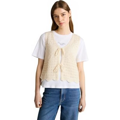 TOM TAILOR Denim Damen Pullunder Cardigan TOM TAILOR Denim Damen Pullunder Cardigan