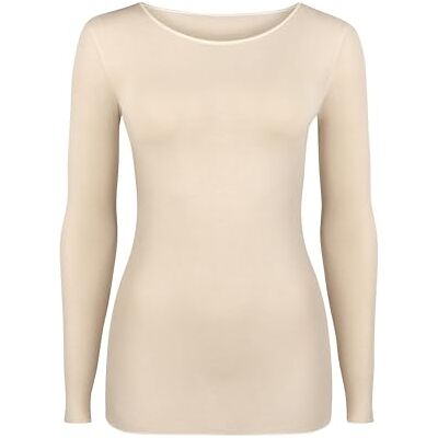Nur Die Light & Warm Longsleeve mit Kaschmir Oberteil leicht warm weich langärmlig elegant Langarm-Unterhemd Damen Nur Die Light & Warm Longsleeve mit Kaschmir Oberteil leicht warm weich langärmlig elegant Langarm-Unterhemd Damen