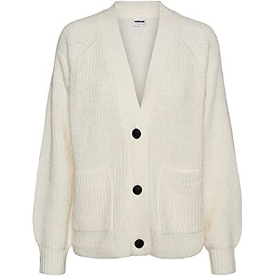 NOISY MAY Damen Nmtimmy L/S strik cardigan noos Strickjacke, Sugar Swizzle, S EU NOISY MAY Damen Nmtimmy L/S strik cardigan noos Strickjacke, Sugar Swizzle, S EU