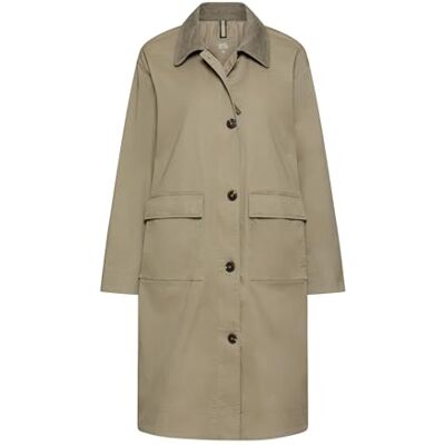 camel active Damen Mantel mit Cordkragen Salbei, womenswear-46 camel active Damen Mantel mit Cordkragen Salbei, womenswear-46