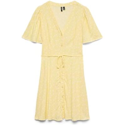 VERO MODA Vmalba Ss Short Dress WVN Noos VERO MODA Vmalba Ss Short Dress WVN Noos