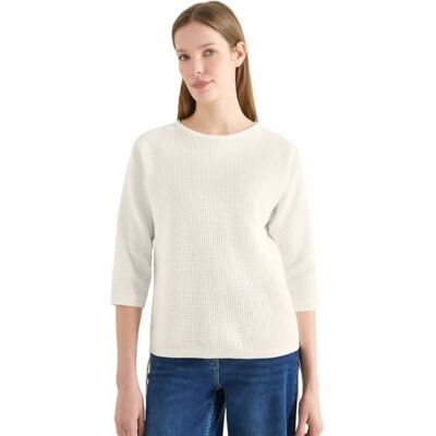 Cecil 3/4-Arm Pullover in Dolman Passform raw Sand beige S Cecil 3/4-Arm Pullover in Dolman Passform raw Sand beige S