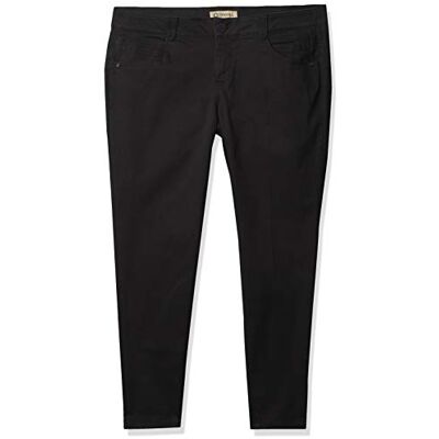 Democracy Damen Übergröße Ab-Lösung Booty Life Jegging Jeans, Schwarz, 46 Democracy Damen Übergröße Ab-Lösung Booty Life Jegging Jeans, Schwarz, 46