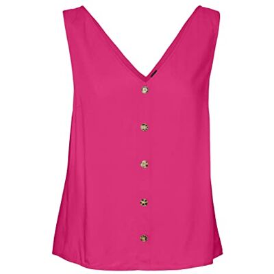 VERO MODA Damen Vmgrace Shirt WVN Ga Hemd, Pink Yarrow, S EU VERO MODA Damen Vmgrace Shirt WVN Ga Hemd, Pink Yarrow, S EU