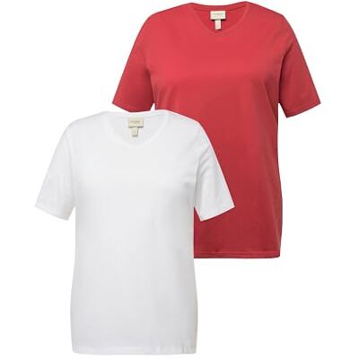 Ulla Popken Damen Shirt rostrot 50+ Ulla Popken Damen Shirt rostrot 50+