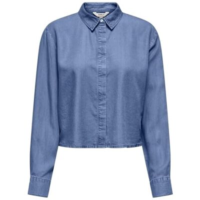 ONLY Onlcharis Life Ls Short Shirt WVN Cc ONLY Onlcharis Life Ls Short Shirt WVN Cc