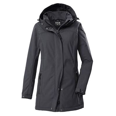 G.I.G.A. DX Damen Softshellparka mit abzippbarer Kapuze GW 36 WMN SFTSHLL PRK, anthrazit, 48, 43543-000 G.I.G.A. DX Damen Softshellparka mit abzippbarer Kapuze GW 36 WMN SFTSHLL PRK, anthrazit, 48, 43543-000